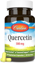 Carlson Capsules Quercétine 500 mg Supplément Végétarien