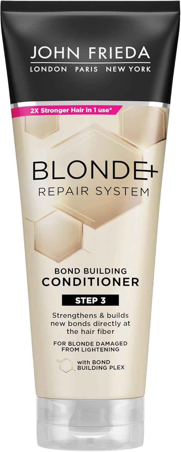 John Frieda Blonde+ Repair System Bond Building Conditioner 250ml tube