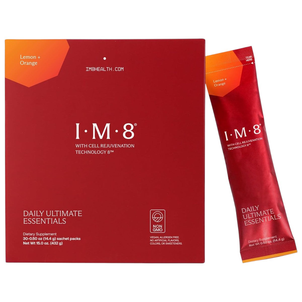 IM8 Daily Ultimate Essentials Pro Lemon and Orange 30 sachets