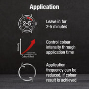 Alpecin Grey Attack Caffeine & Colour Shampoo, plastic bottle packaging, no flavour, 200ml, application instructions