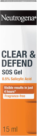 Gel ciblé Neutrogena Clear & Defend 15ml - Formule à 0,5% d'acide salicylique