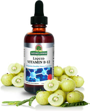 Nature’s Answer Liquid Vitamin B12 natural flavour 60ml bottle front label