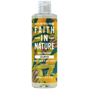 Faith In Nature Shea & Argan Moisturising Shampoo, bottle packaging, shea and argan, 400ml