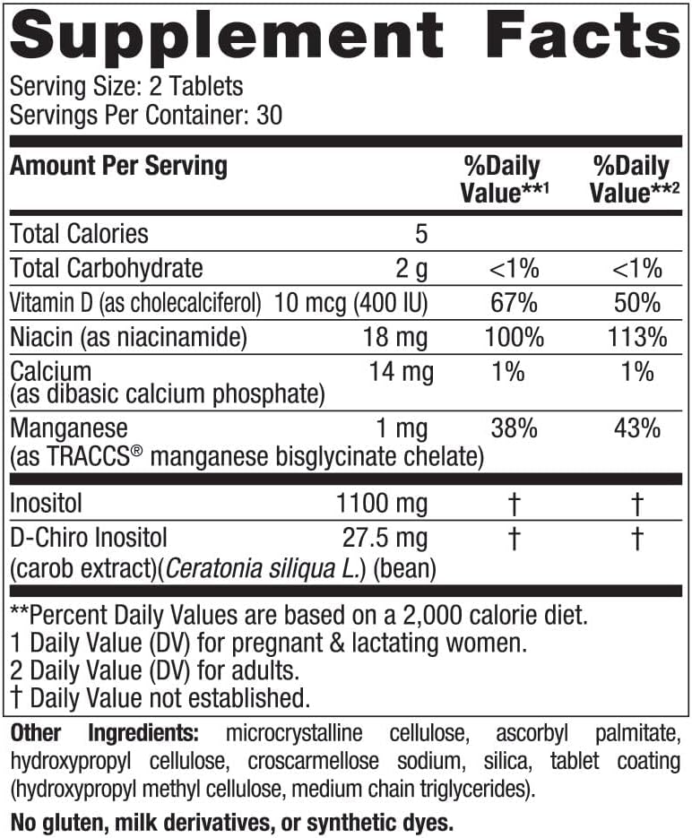 Supplement facts label for Nordic Naturals Women’s Daily Nutrients.