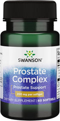Swanson Complexe Prostate 200 mg 60 Capsules Molles | Mélange avancé de soutien de la prostate
