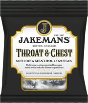 Jakemans Throat & Chest Soothing Menthol Lozenges 73g.