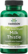 Chardon-Marie à spectre complet Swanson 500mg – 100 capsules véganes