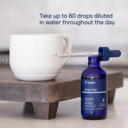 How to Use Image: Trace Minerals Mega-Mag 400mg liquid magnesium usage instructions bottle 118ml