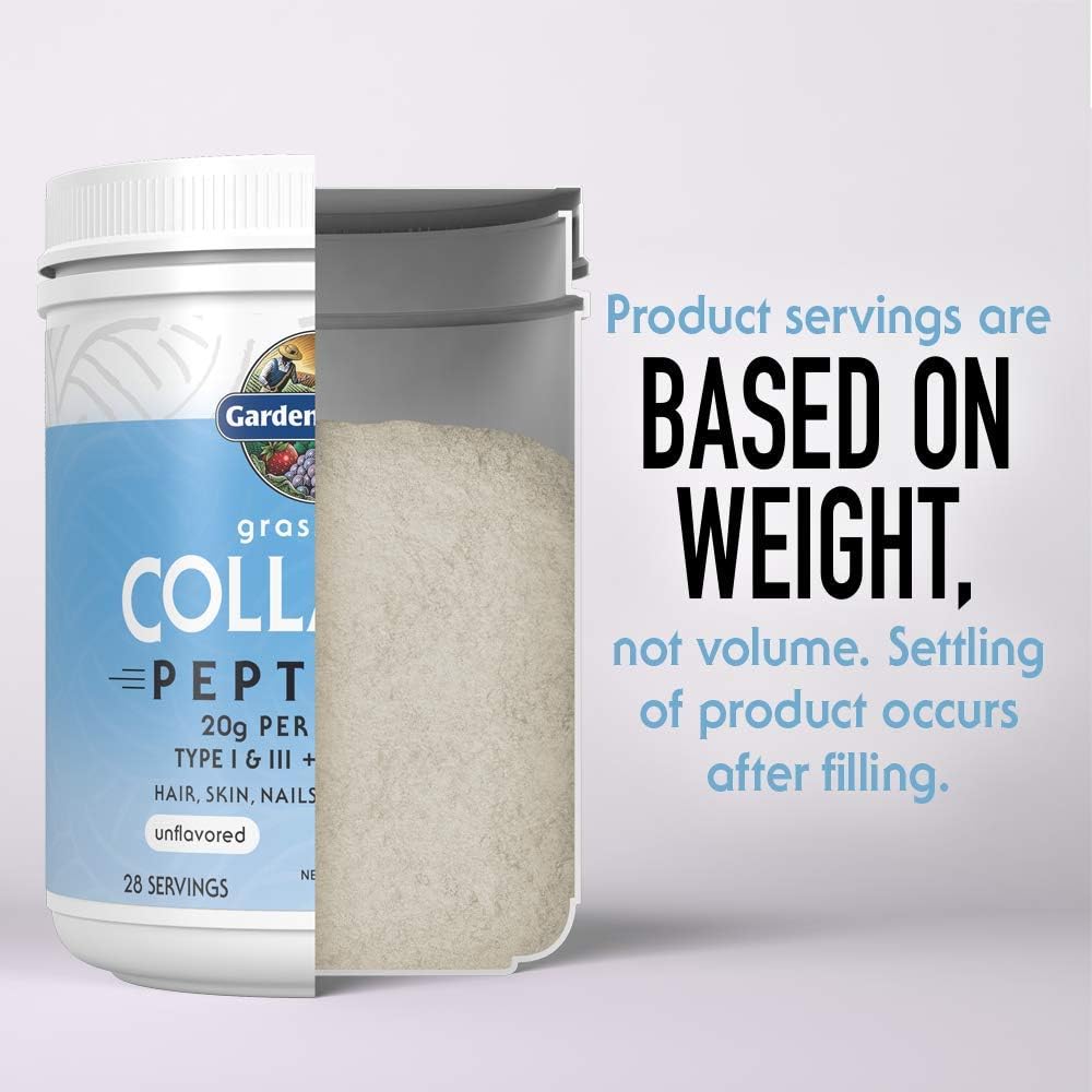 Garden of Life Grass Fed Collagen Peptides - Unflavored Powder