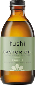 Fushi Huile de Ricin Bio 250 ml | Pressée Fraîche et 100% Pure pour Cheveux, Peau et Corps