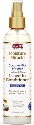 African Pride Moisture Miracle Coconut Milk & Honey Leave-In Conditioner 237ml