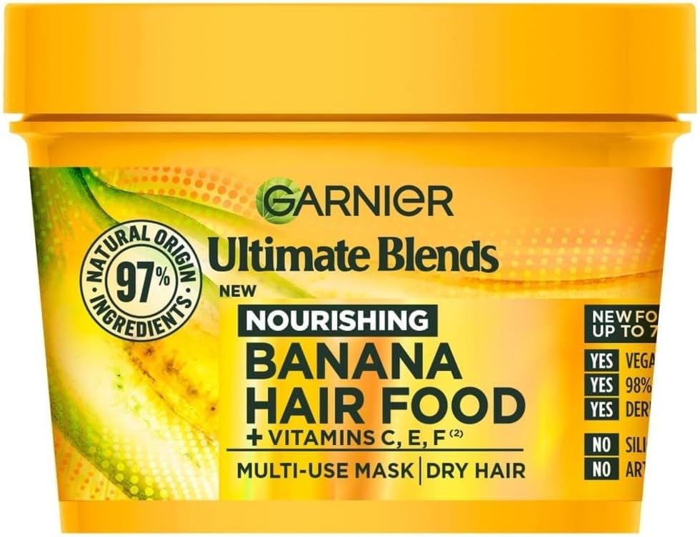 Garnier Ultimate Blends Banana Hair Food Multi-Use Mask tub 400ml