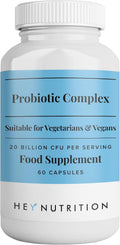 Hey Nutrition Probiotic Complex 20 Billion CFU - 60 Capsules