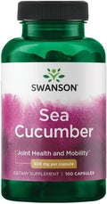 Swanson Concombre de Mer 100 Capsules | Soutien de la santé articulaire et de la mobilité | 500 mg