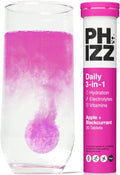 Comprimés Électrolytes & Multivitamines 3-en-1 Phizz Daily Pomme & Cassis – 20 unités