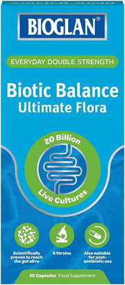 Bioglan Biotic Balance Probiotic box, 30 capsules.