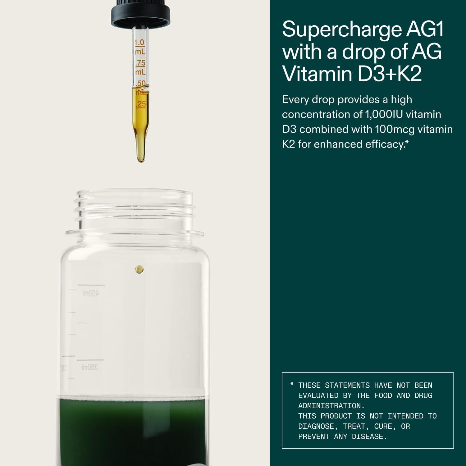 AG1 Greens Powder Starter Kit 360g with Shaker, 5 Travel Sticks & Vitamin D3 K2