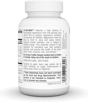 Barcode image: Source Naturals Ultra-Mag 5 in 1 magnesium tablets bottle barcode 60 count