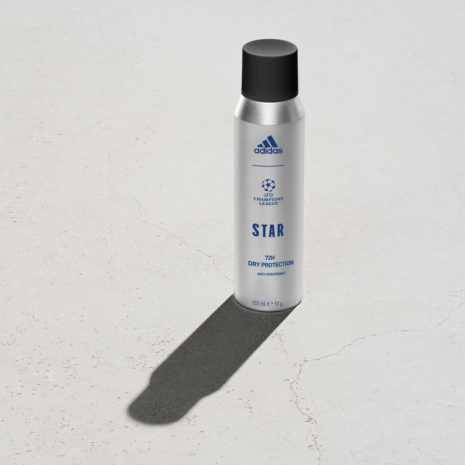 Adidas UEFA Champions League Star Anti-Perspirant aerosol spray 150ml for everyday underarm care