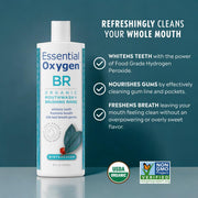 Essential Oxygen BR Organic Mouthwash Brushing Rinse - Wintergreen