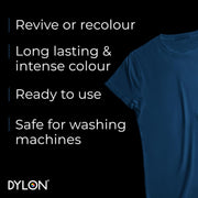 Dylon All-in-1 Washing Machine Fabric Dye Pod Jeans Blue 350g used for clothing and home textiles