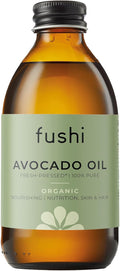 Fushi Huile d’Avocat Bio 100 ml | Pressée à Froid et 100% Pure pour Peau, Cheveux et Nutrition