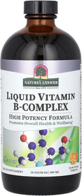 Complexe de vitamines B liquide saveur mandarine Nature’s Answer - 480 ml