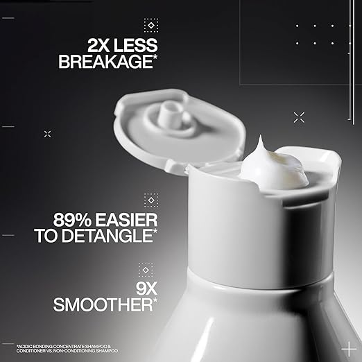 Redken Acidic Bonding Concentrate Conditioner bottle, formulation.