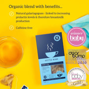 Benefits Image: Hottea Mama herbal tea ingredients fennel fenugreek 14 bags