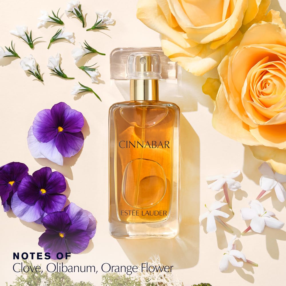 Estée Lauder Cinnabar Eau de Parfum fragrance ingredients packaging 50ml
