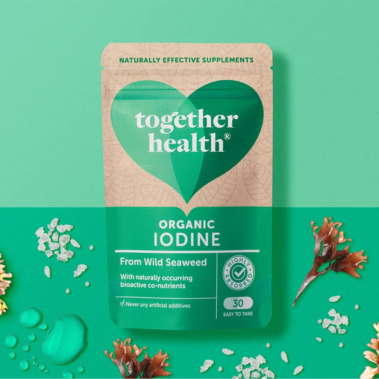 Together Health Organic Iodine from Wild Seaweed 30 Capsules
