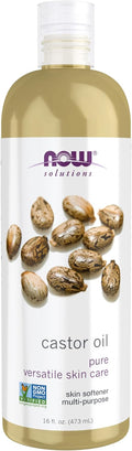 NOW Solutions Huile de ricin pure - Pressée à froid - 473 ml