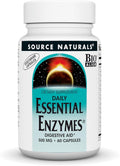 Source Naturals Enzymes Essentielles 500mg - 60 capsules végétariennes