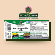 Nature’s Answer Ashwagandha root alcohol-free extract 60ml barcode