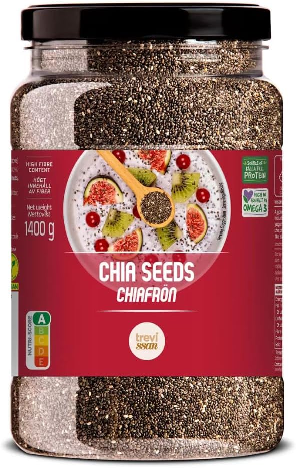 Trevissan chia seeds natural 1.4kg bottle