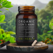 KIKI Health Organic Lion’s Mane Mushroom Extract - 60 Capsules
