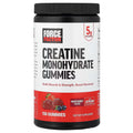 Force Factor Gummies de créatine monohydrate – Dose de 5 g, saveur fruits rouges mélangés, 150 gummies