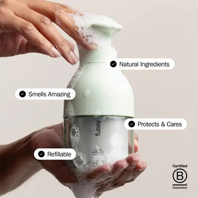Fussy Natural Body Wash Refill Tropic Tonic lime basil mandarin fragrance 320ml refill how to use