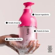 Fussy Natural Body Wash Refill Coconut Milk coconut almond vanilla fragrance 320ml refill can how to use