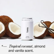 Fussy Natural Body Wash Refill Coconut Milk coconut almond vanilla fragrance 320ml refill can ingredients