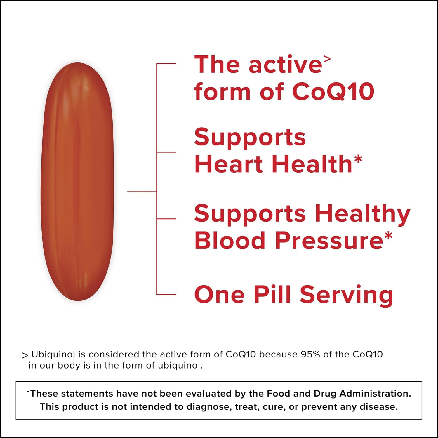 Qunol Ubiquinol CoQ10 100mg Softgels 120 Count
