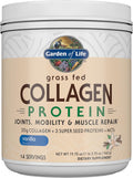 Garden of Life Poudre de Protéine de Collagène Alimenté à l'Herbe, Vanille - 560g