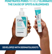 CeraVe Blemish Control Cleanser gel-to-foam facial cleanser bottle 236ml skincare use