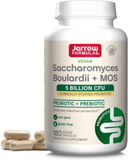 Jarrow Formulas Saccharomyces Boulardii + MOS 5B CFU 180 Capsules 