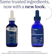 Trace Minerals Ionic Iodine 225mcg Liquid Drops - 59ml new look