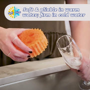 Scrub Daddy Colors FlexTexture Scrubbers 8 pack for kitchen bathroom and household cleaning