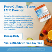 Doctor's Best Pure Collagen Types 1 & 3 Powder, container packaging, unflavoured, 200g, preparation instructions