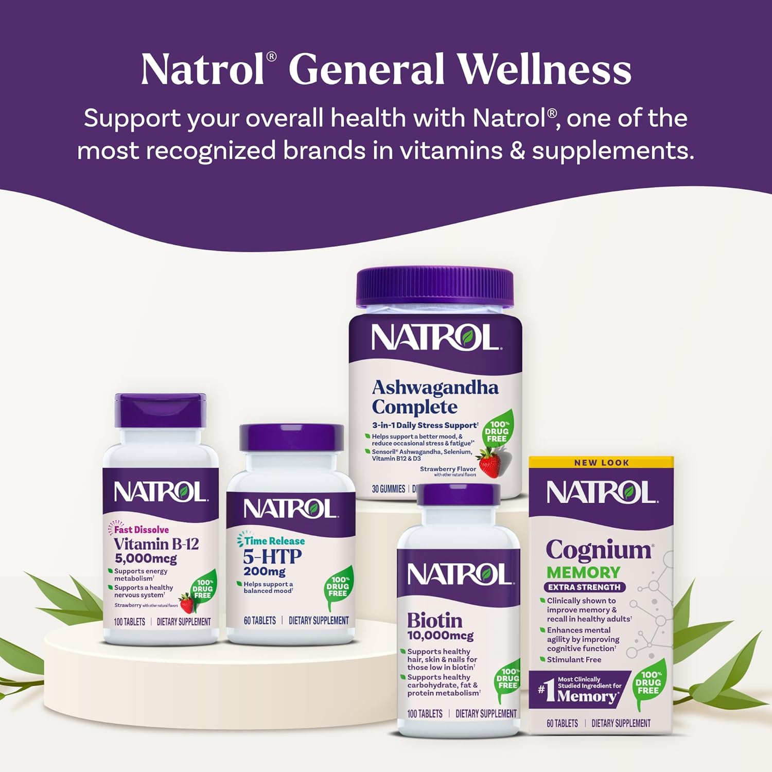 Natrol Fast Dissolve Vitamin B12 5000mcg Strawberry – 100 Tablets