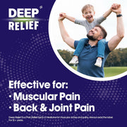 Deep Relief Duo Pain Relief Gel tube packaging ibuprofen and levomenthol gel 30g topical application image
