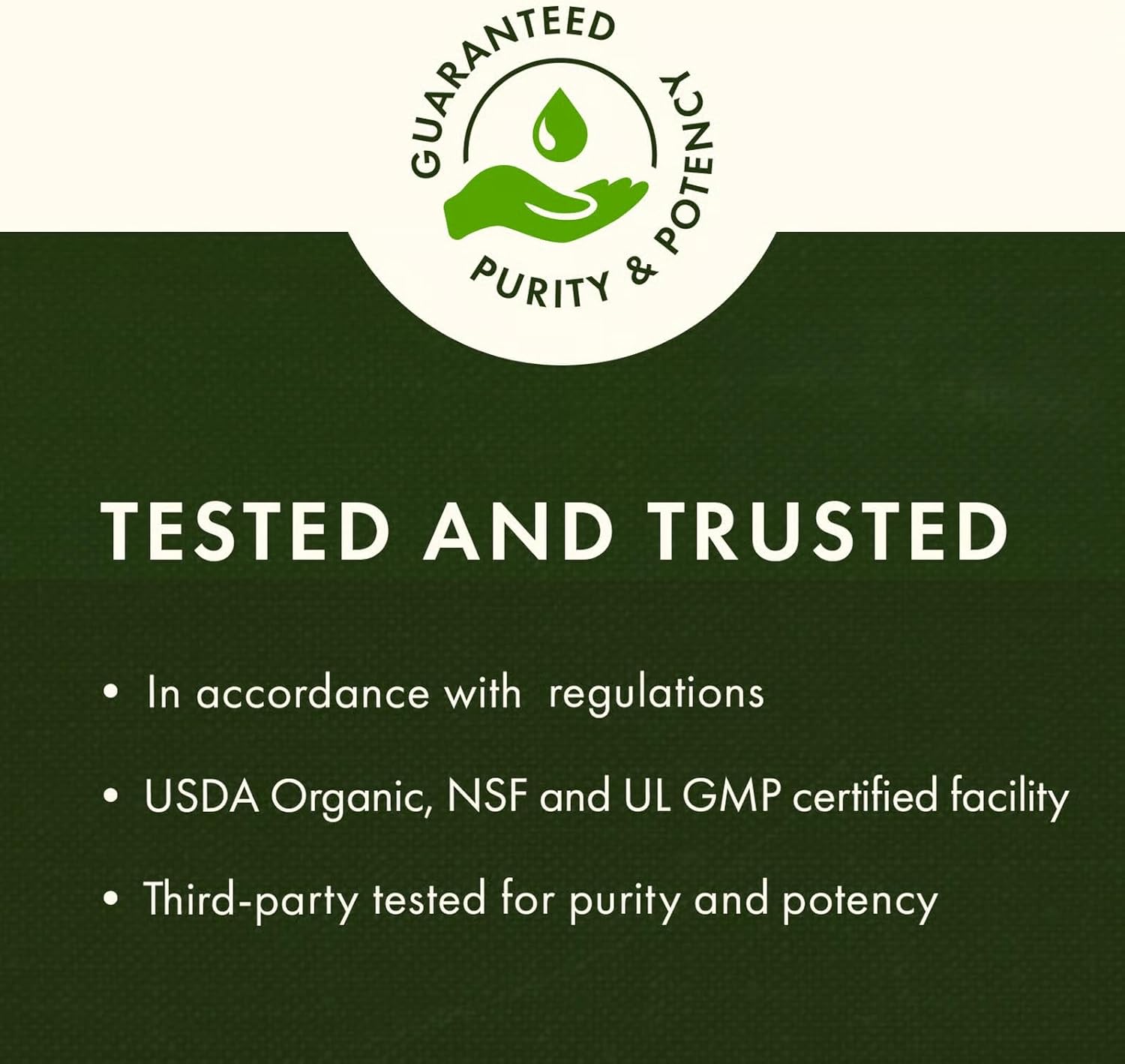 Swanson Full Spectrum Goji Berry 500mg 60 Capsules tested and trusted purity and potency infographic